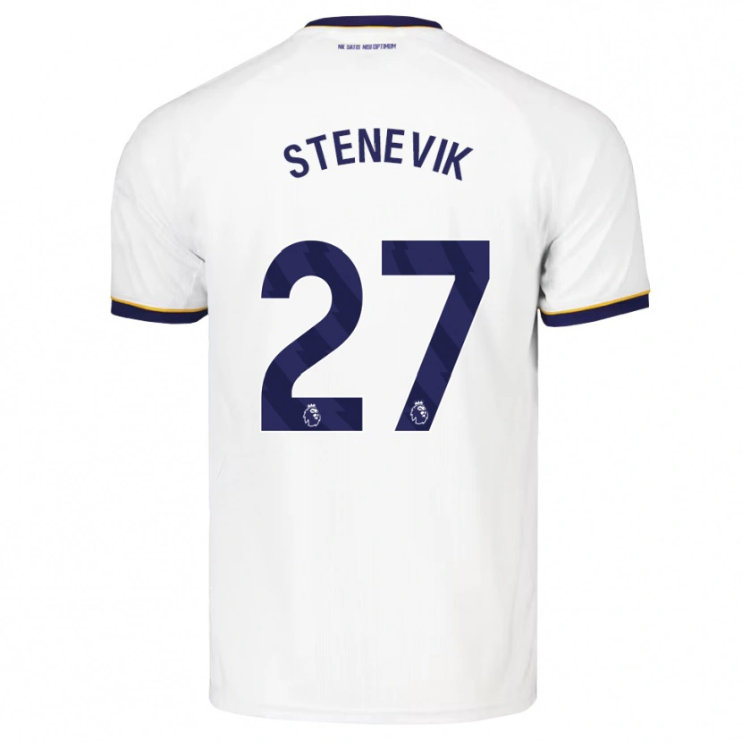Danxen Mænd Elise Stenevik #27 Midnatsblå Hvid Gul Udebane Spillertrøjer 2026/27 Trøje T-Shirt