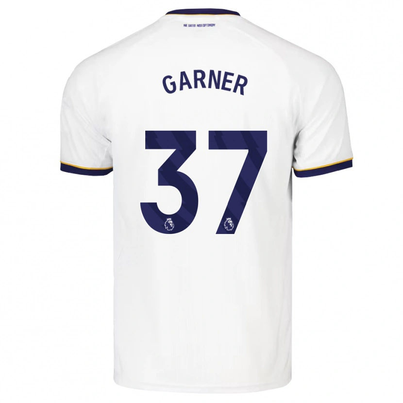 Danxen Mænd James Garner #37 Midnatsblå Hvid Gul Udebane Spillertrøjer 2026/27 Trøje T-Shirt