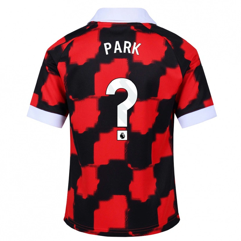 Danxen Mænd Damon Park #0 Rød Hvid Sort Udebane Spillertrøjer 2026/27 Trøje T-Shirt