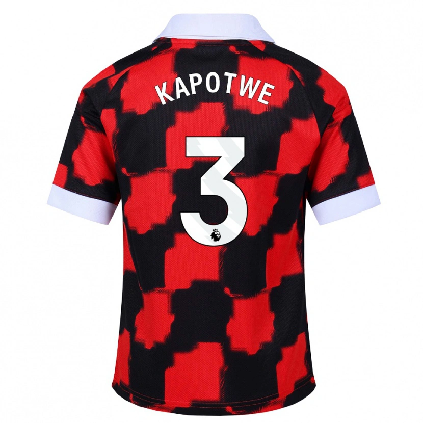 Danxen Mænd Chase Kapotwe #3 Rød Hvid Sort Udebane Spillertrøjer 2026/27 Trøje T-Shirt