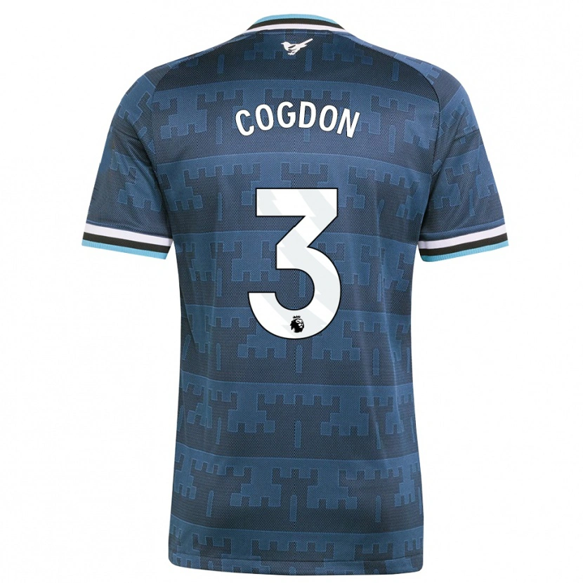 Danxen Mænd Jude Cogdon #3 Gul Sort Blå Udebane Spillertrøjer 2026/27 Trøje T-Shirt