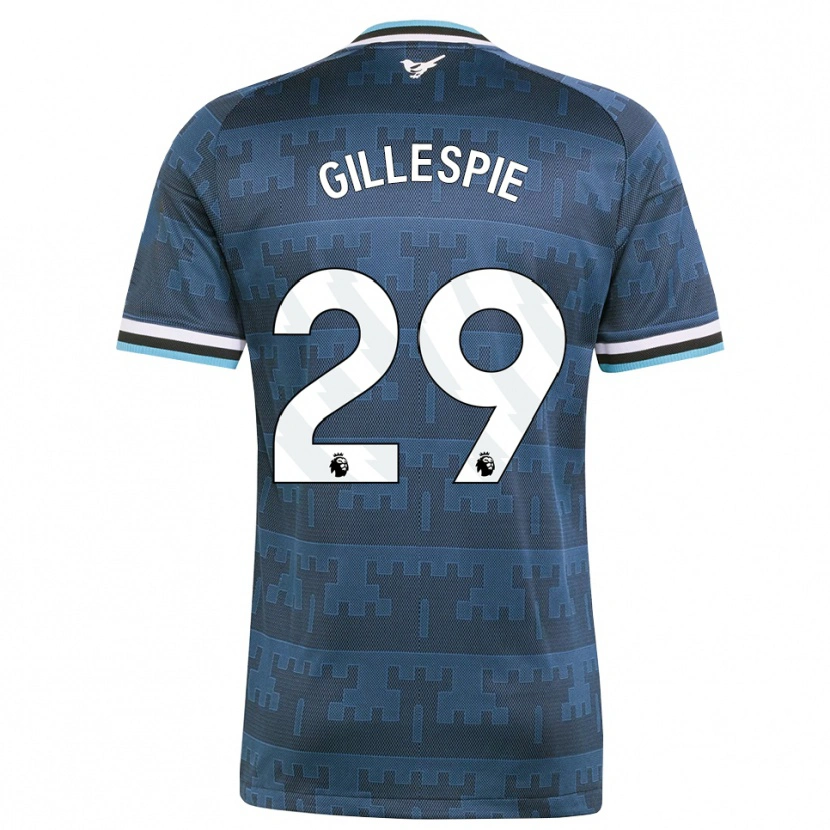 Danxen Mænd Mark Gillespie #29 Gul Sort Blå Udebane Spillertrøjer 2026/27 Trøje T-Shirt