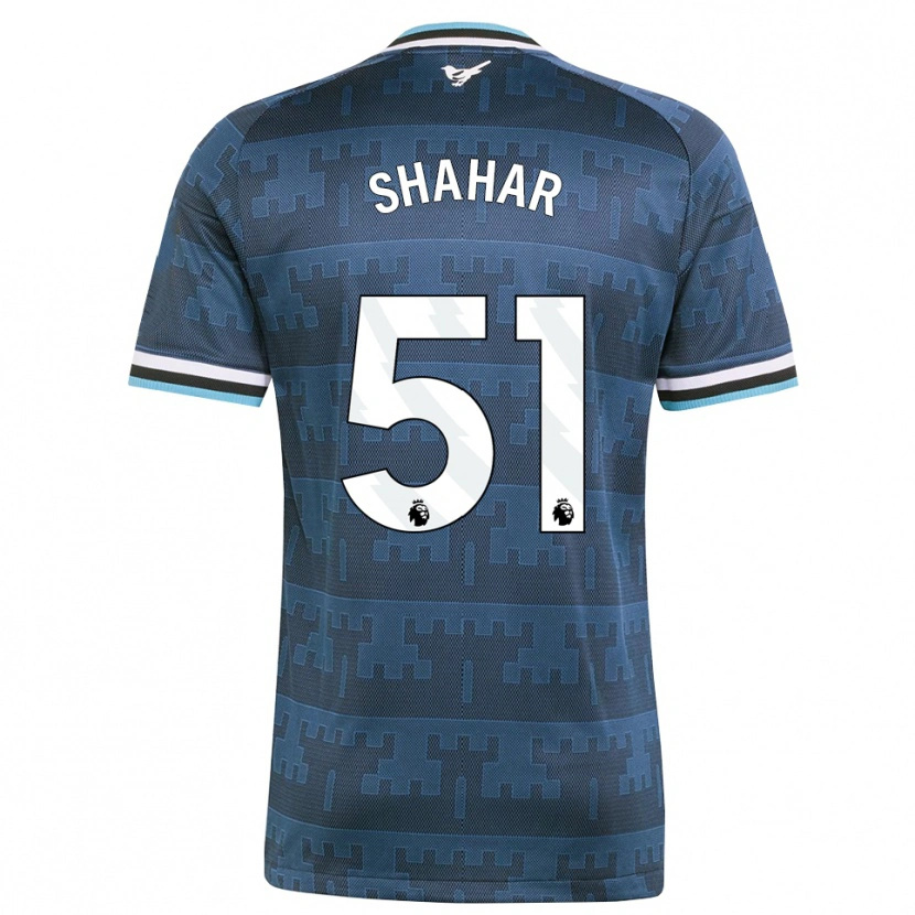 Danxen Mænd Leo Shahar #51 Gul Sort Blå Udebane Spillertrøjer 2026/27 Trøje T-Shirt