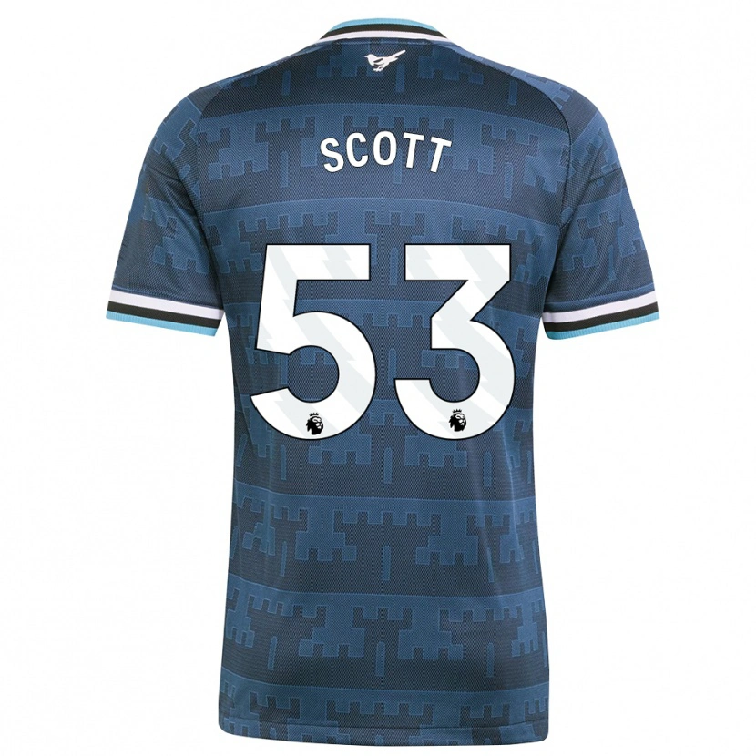 Danxen Mænd Joshua Scott #53 Gul Sort Blå Udebane Spillertrøjer 2026/27 Trøje T-Shirt