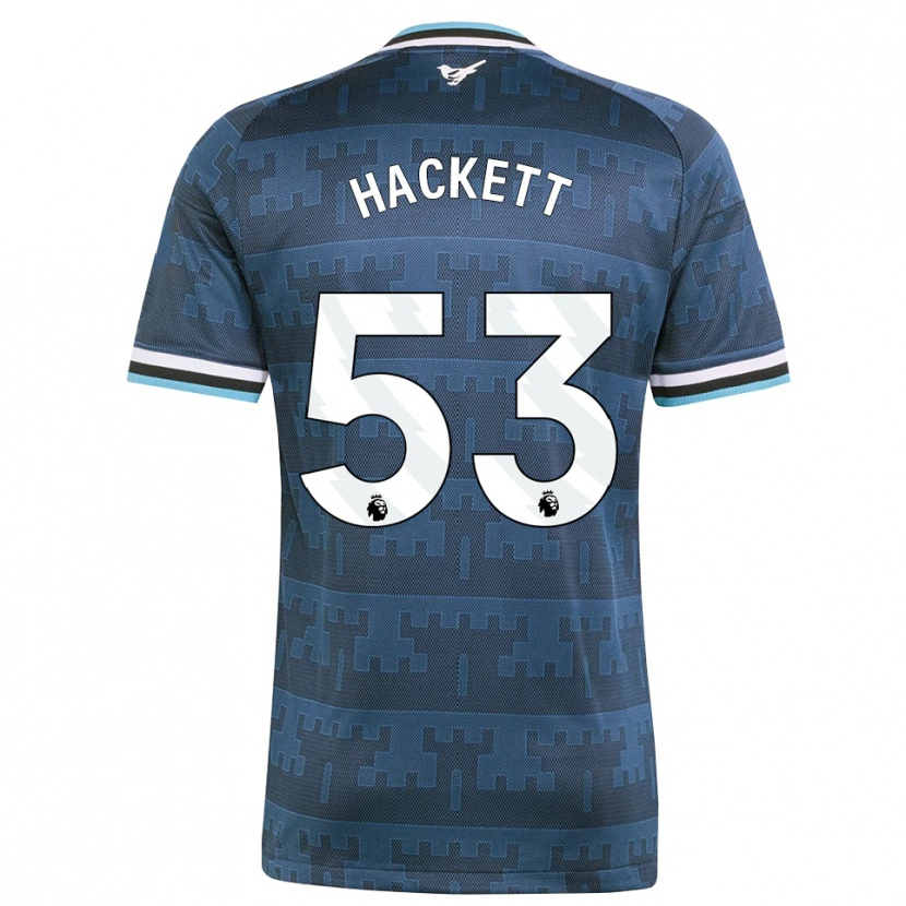 Danxen Mænd Jordan Hackett #53 Gul Sort Blå Udebane Spillertrøjer 2026/27 Trøje T-Shirt