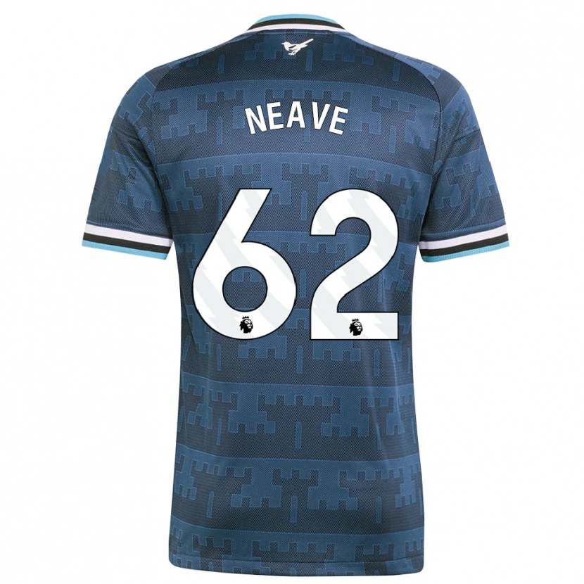 Danxen Mænd Sean Neave #62 Gul Sort Blå Udebane Spillertrøjer 2026/27 Trøje T-Shirt