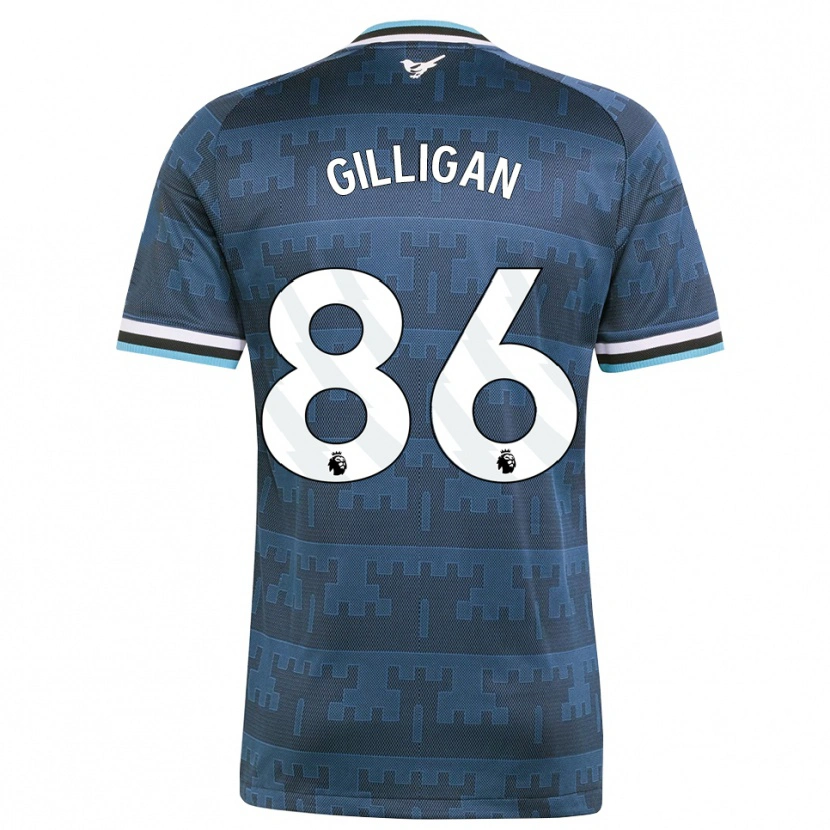 Danxen Mænd Luke Gilligan #86 Gul Sort Blå Udebane Spillertrøjer 2026/27 Trøje T-Shirt