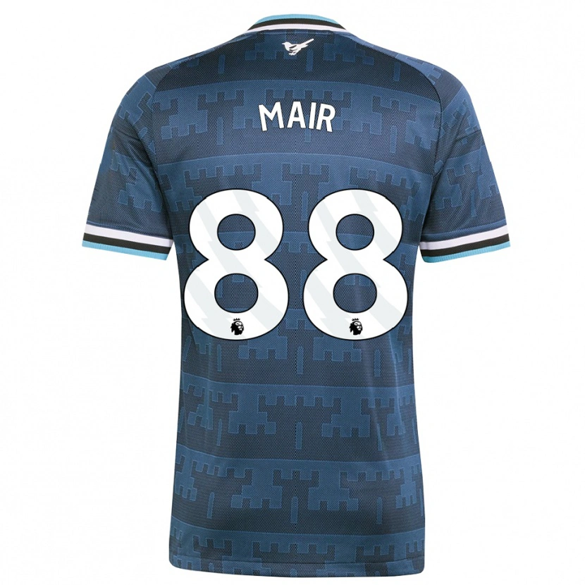 Danxen Mænd George Mair #88 Gul Sort Blå Udebane Spillertrøjer 2026/27 Trøje T-Shirt