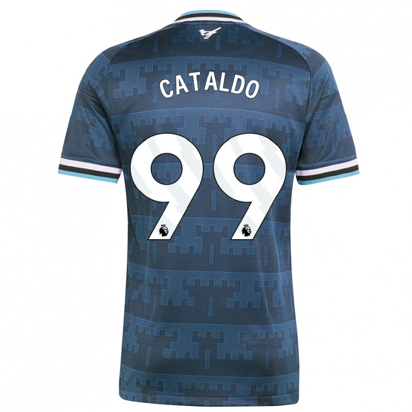 Danxen Mænd Lia Cataldo #99 Gul Sort Blå Udebane Spillertrøjer 2026/27 Trøje T-Shirt