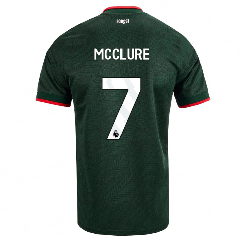 Danxen Mænd Blaine Mcclure #7 Mørk Grøn Rød Udebane Spillertrøjer 2026/27 Trøje T-Shirt