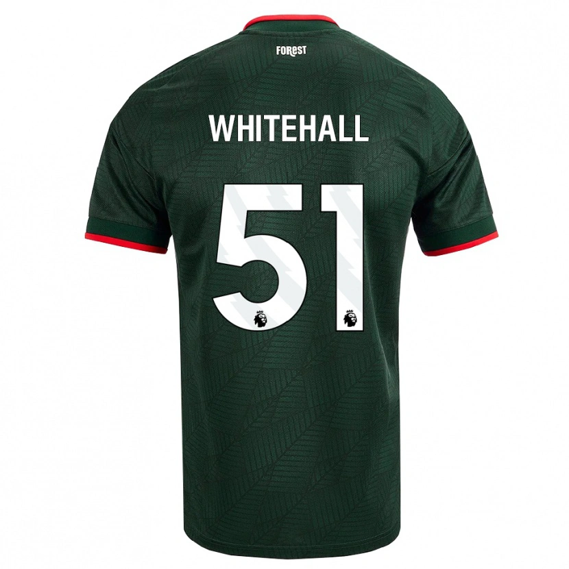 Danxen Mænd Archie Whitehall #51 Mørk Grøn Rød Udebane Spillertrøjer 2026/27 Trøje T-Shirt