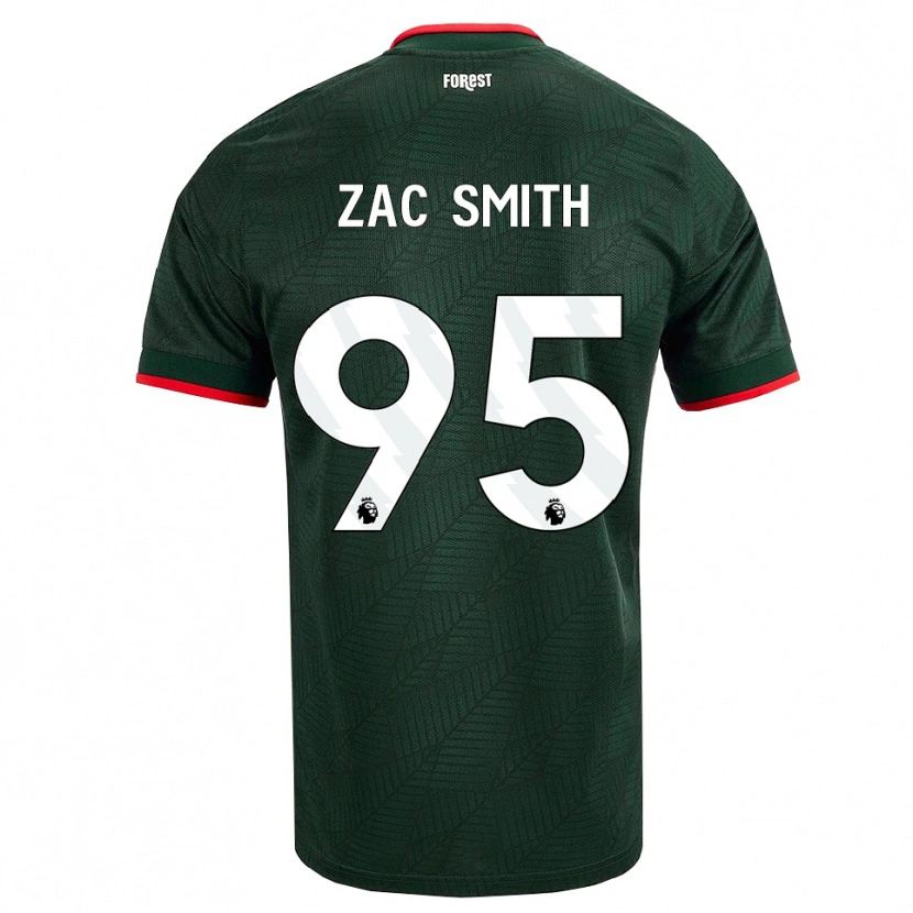 Danxen Mænd Zac Smith #95 Mørk Grøn Rød Udebane Spillertrøjer 2026/27 Trøje T-Shirt