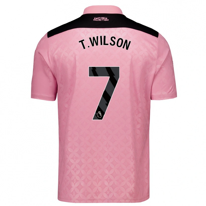 Danxen Mænd Triziano Wilson #7 Lysrosa Sort Udebane Spillertrøjer 2026/27 Trøje T-Shirt