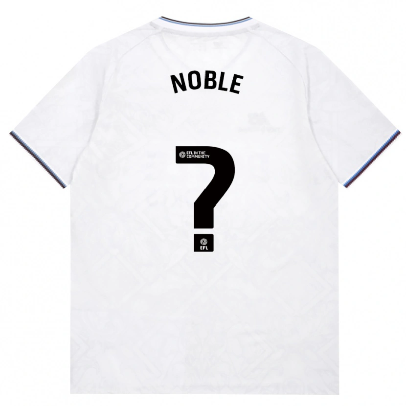 Danxen Mænd Lenny Noble #0 Vinrød Hvid Udebane Spillertrøjer 2026/27 Trøje T-Shirt