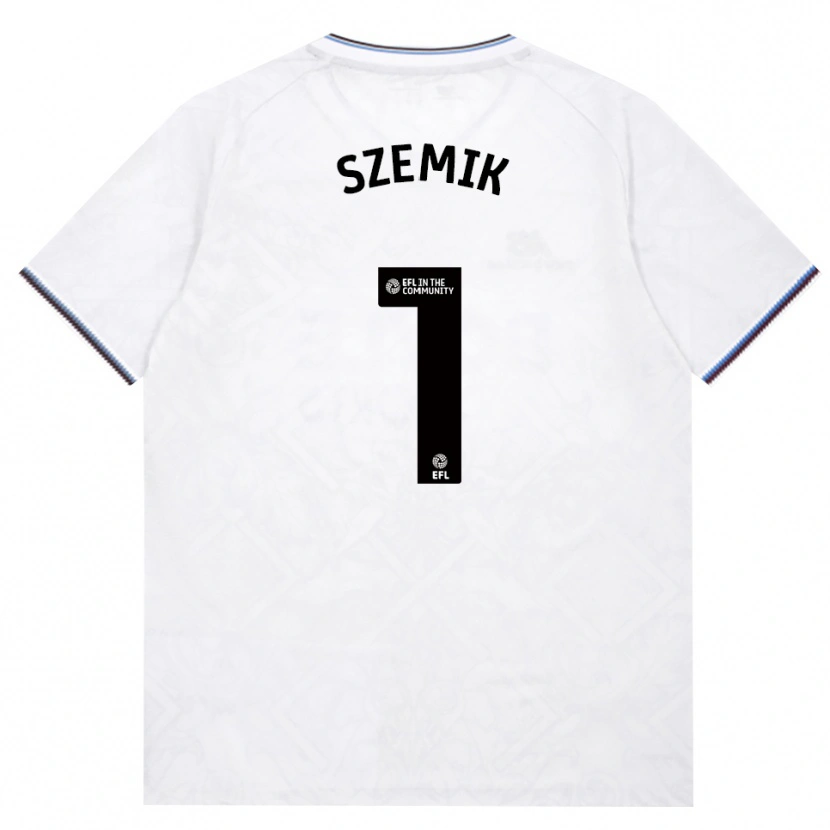 Danxen Mænd Kinga Szemik #1 Vinrød Hvid Udebane Spillertrøjer 2026/27 Trøje T-Shirt