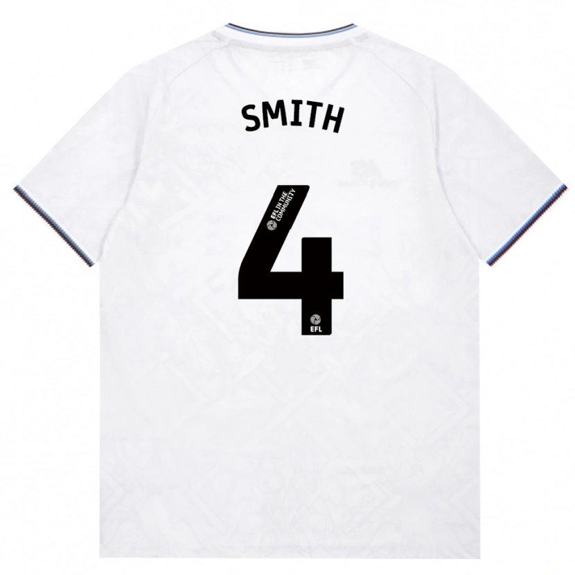 Danxen Mænd Reon Smith #4 Vinrød Hvid Udebane Spillertrøjer 2026/27 Trøje T-Shirt