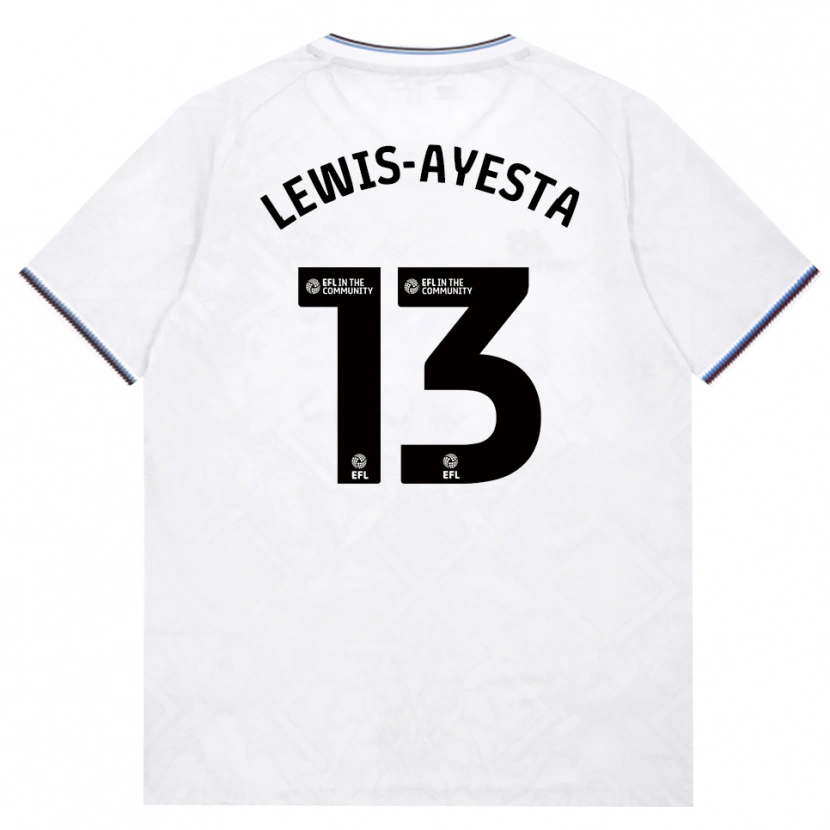 Danxen Mænd Felix Lewis-Ayesta #13 Vinrød Hvid Udebane Spillertrøjer 2026/27 Trøje T-Shirt