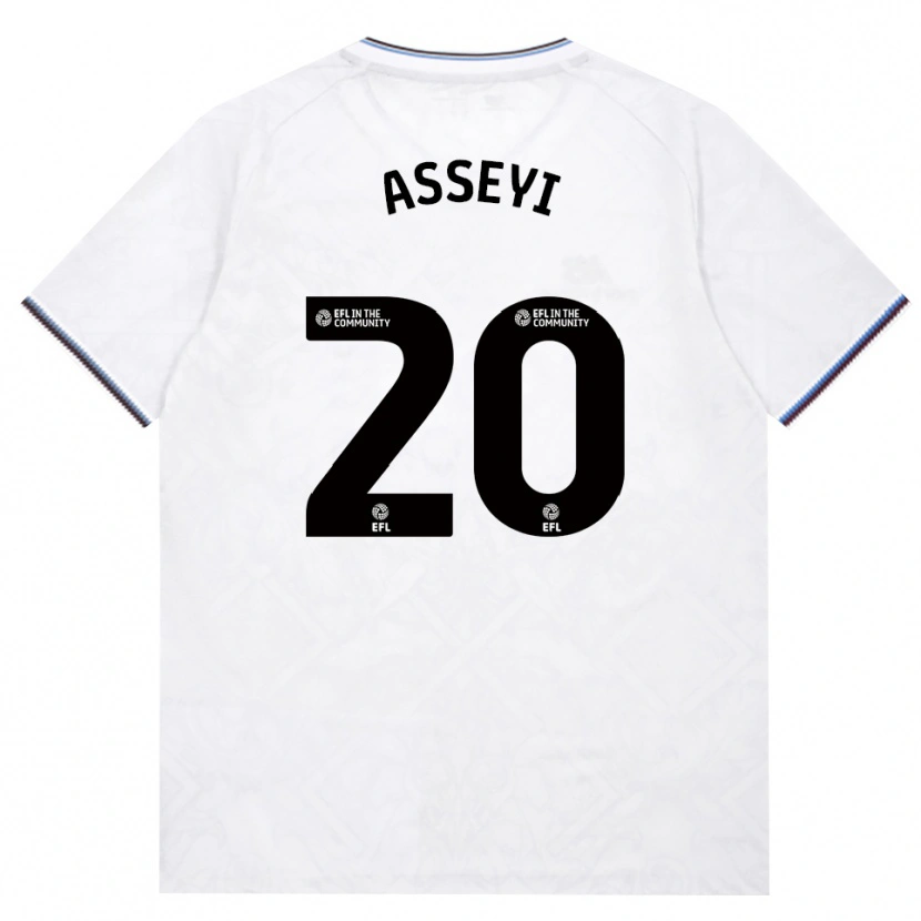 Danxen Mænd Viviane Asseyi #20 Vinrød Hvid Udebane Spillertrøjer 2026/27 Trøje T-Shirt