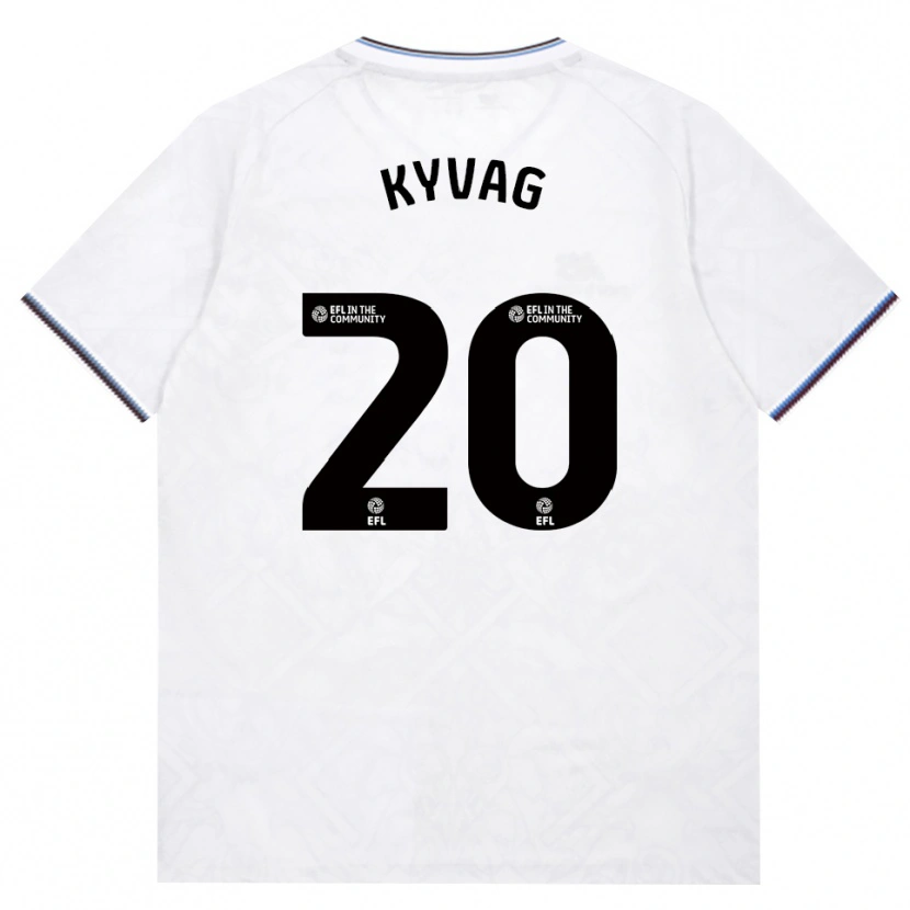 Danxen Mænd Thea Kyvag #20 Vinrød Hvid Udebane Spillertrøjer 2026/27 Trøje T-Shirt