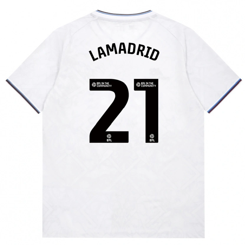 Danxen Mænd Keiber Lamadrid #21 Vinrød Hvid Udebane Spillertrøjer 2026/27 Trøje T-Shirt