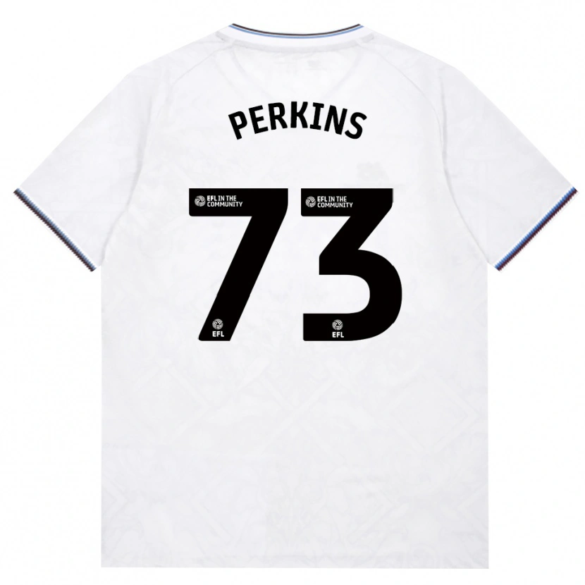 Danxen Mænd Vinnie Perkins #73 Vinrød Hvid Udebane Spillertrøjer 2026/27 Trøje T-Shirt