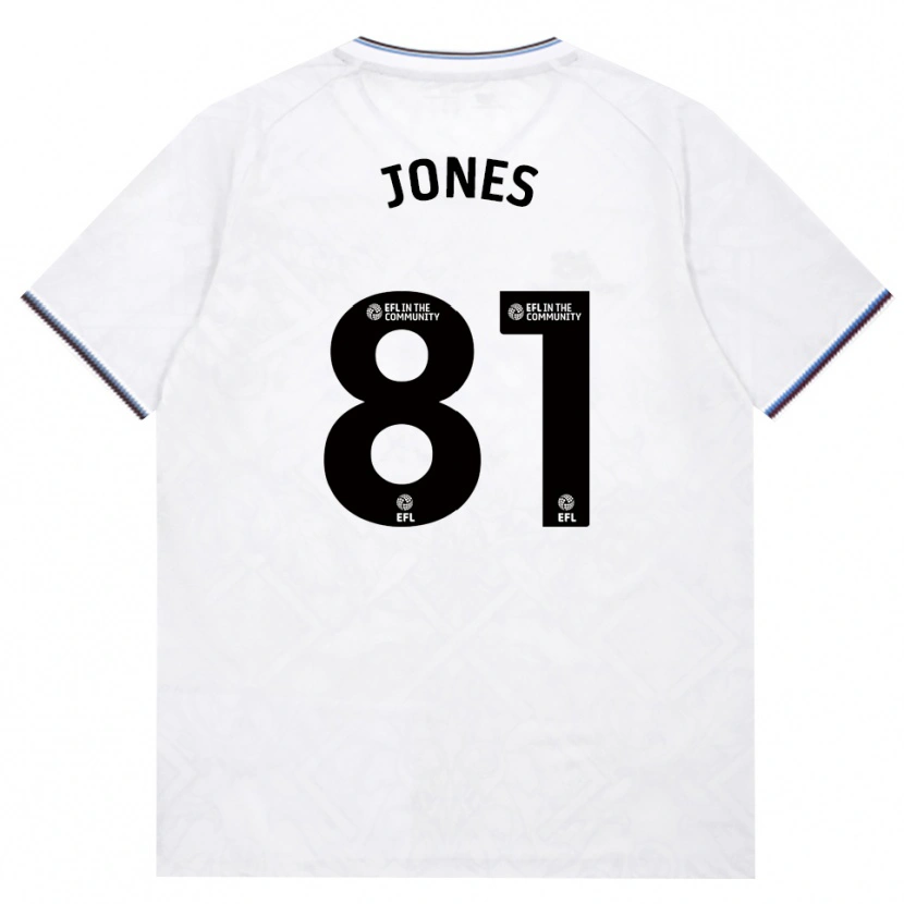 Danxen Mænd Liam Jones #81 Vinrød Hvid Udebane Spillertrøjer 2026/27 Trøje T-Shirt