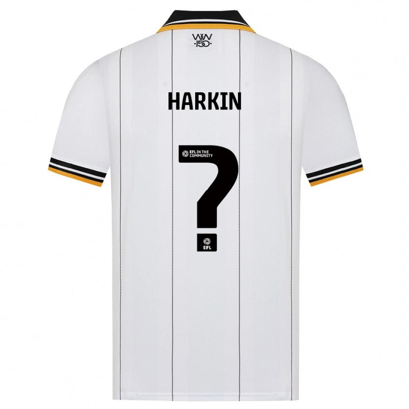 Danxen Mænd Lee Harkin #0 Orange Hvid Sort Udebane Spillertrøjer 2026/27 Trøje T-Shirt