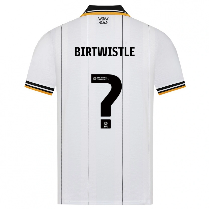 Danxen Mænd Harry Birtwistle #0 Orange Hvid Sort Udebane Spillertrøjer 2026/27 Trøje T-Shirt
