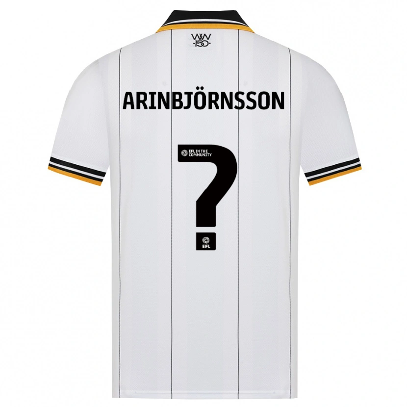 Danxen Mænd Pálmi Rafn Arinbjörnsson #0 Orange Hvid Sort Udebane Spillertrøjer 2026/27 Trøje T-Shirt