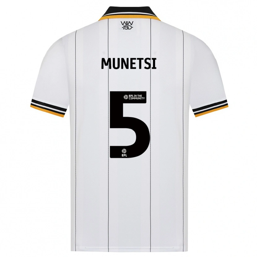 Danxen Mænd Marshall Munetsi #5 Orange Hvid Sort Udebane Spillertrøjer 2026/27 Trøje T-Shirt