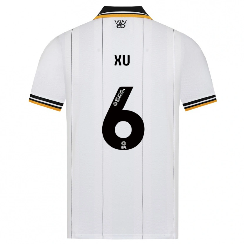 Danxen Mænd Bin Xu #6 Orange Hvid Sort Udebane Spillertrøjer 2026/27 Trøje T-Shirt
