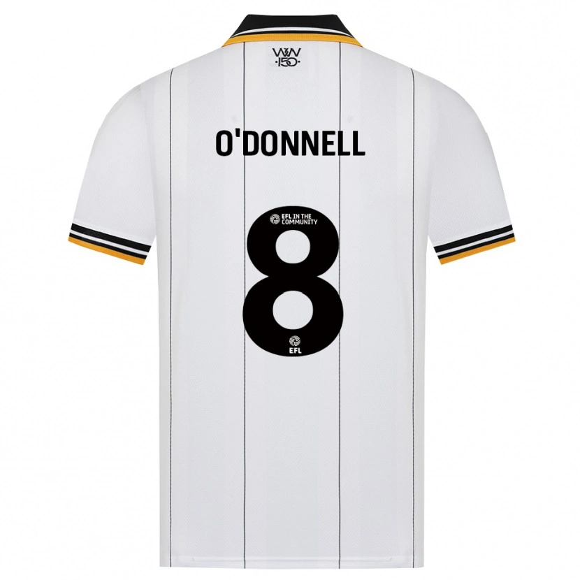 Danxen Mænd Luke O'donnell #8 Orange Hvid Sort Udebane Spillertrøjer 2026/27 Trøje T-Shirt