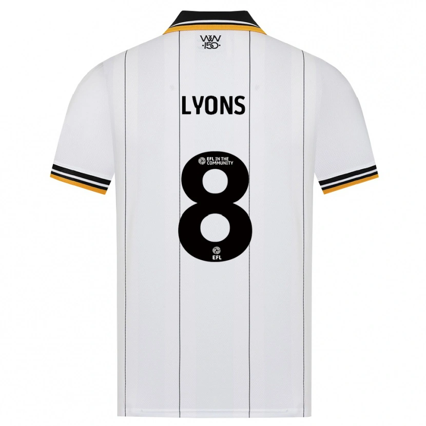 Danxen Mænd Connor Lyons #8 Orange Hvid Sort Udebane Spillertrøjer 2026/27 Trøje T-Shirt