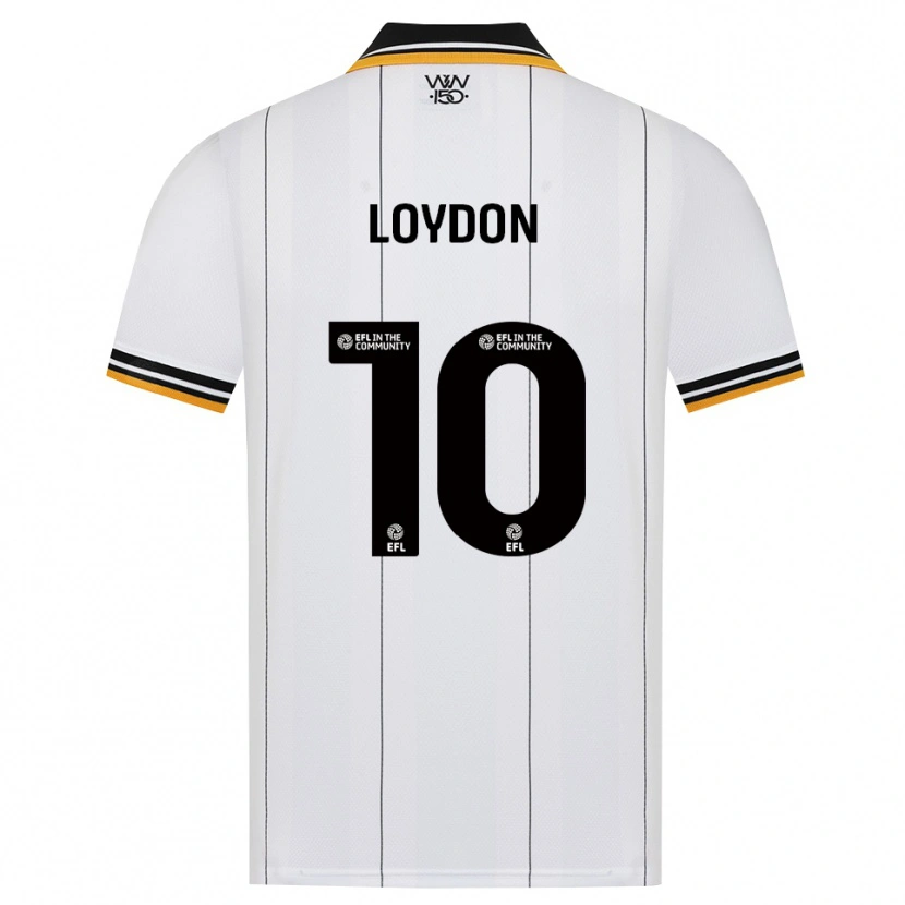 Danxen Mænd Abi Loydon #10 Orange Hvid Sort Udebane Spillertrøjer 2026/27 Trøje T-Shirt