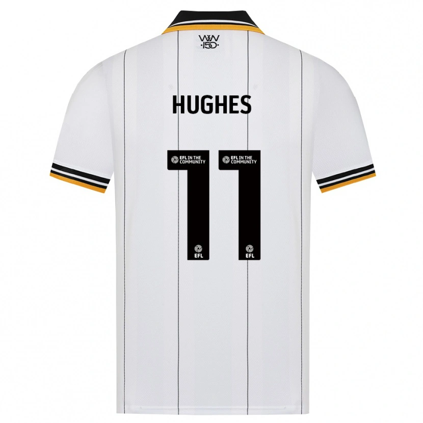 Danxen Mænd Amber Hughes #11 Orange Hvid Sort Udebane Spillertrøjer 2026/27 Trøje T-Shirt