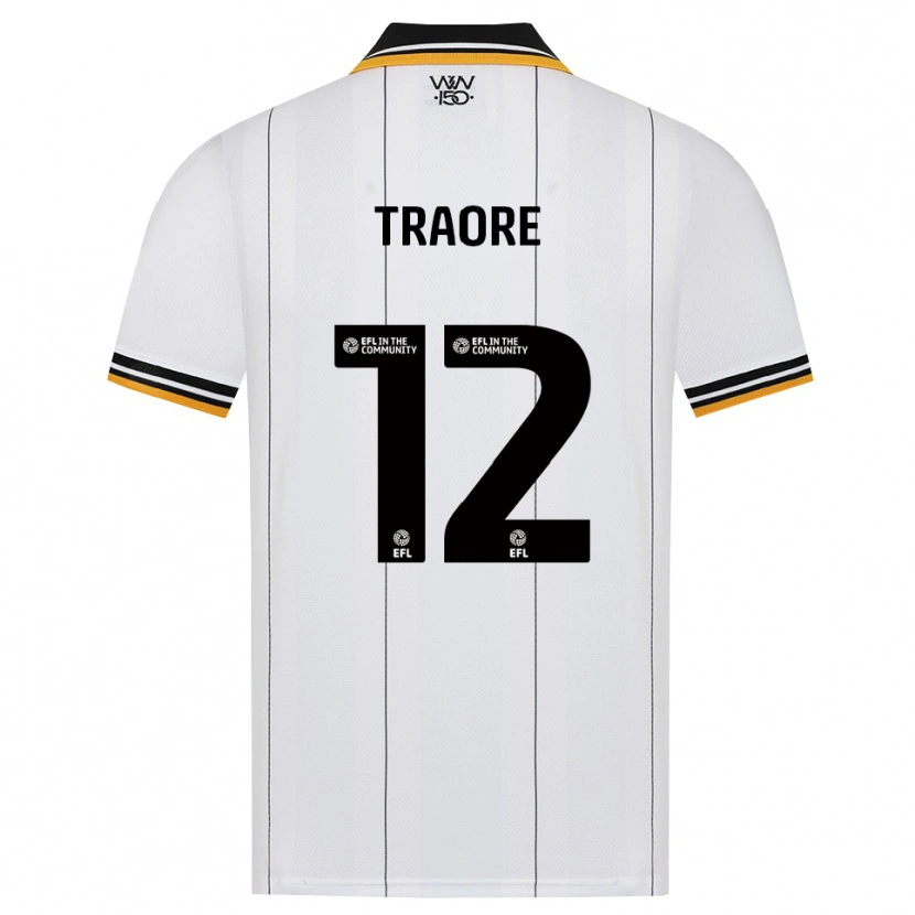 Danxen Mænd Boubacar Traoré #12 Orange Hvid Sort Udebane Spillertrøjer 2026/27 Trøje T-Shirt