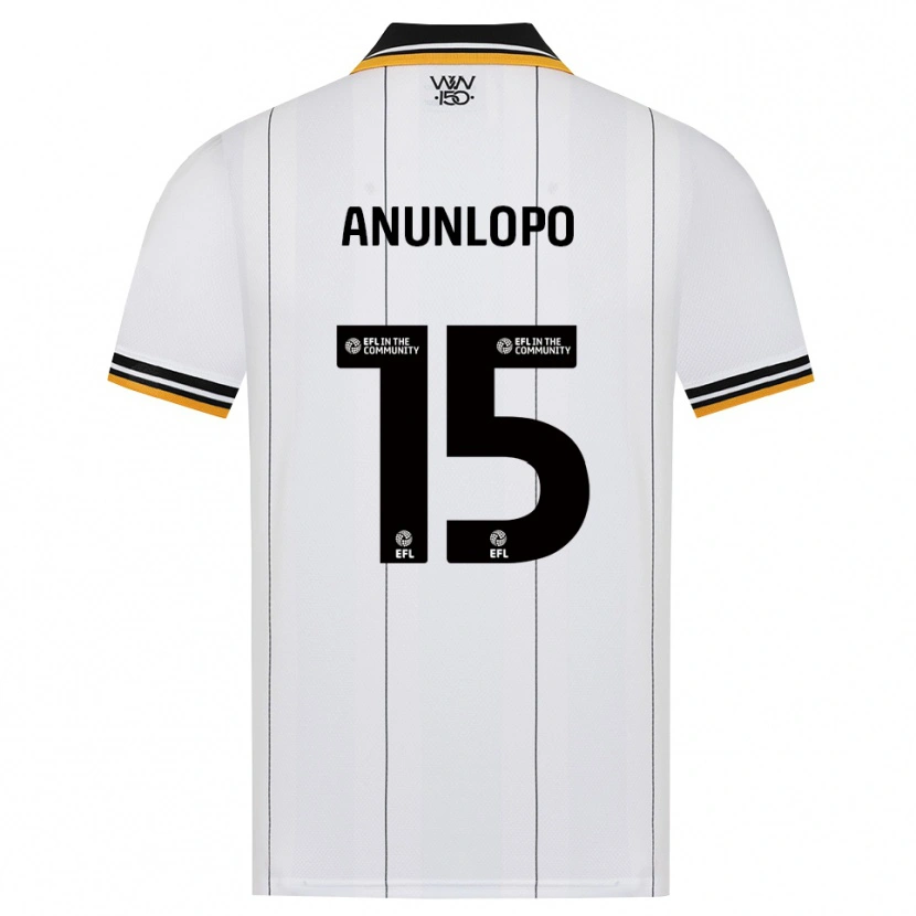 Danxen Mænd Dapo Anunlopo #15 Orange Hvid Sort Udebane Spillertrøjer 2026/27 Trøje T-Shirt