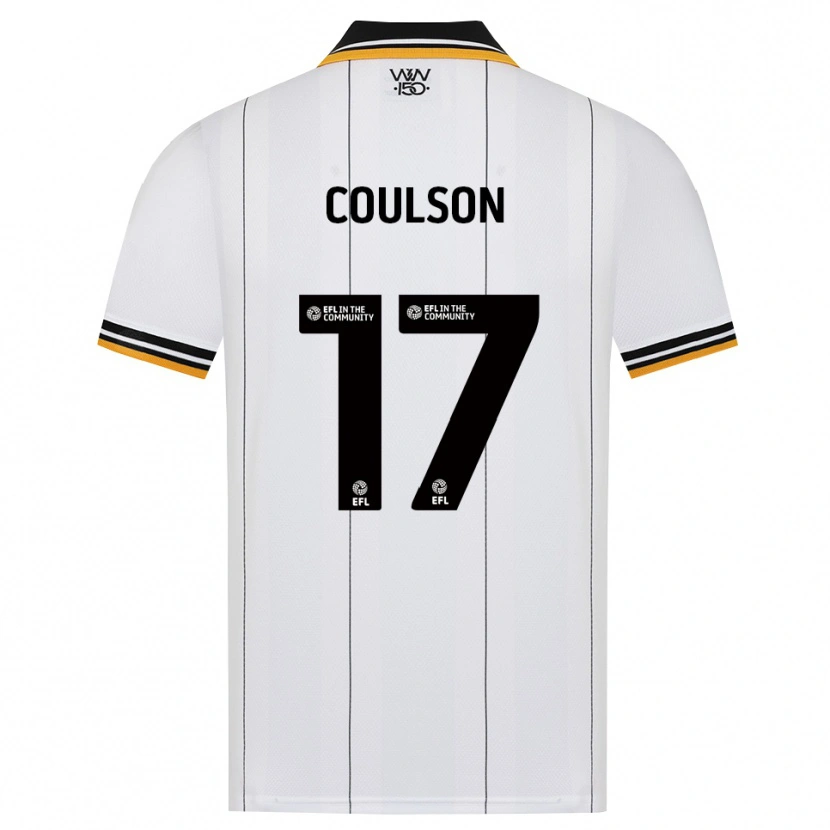 Danxen Mænd Tyler Coulson #17 Orange Hvid Sort Udebane Spillertrøjer 2026/27 Trøje T-Shirt