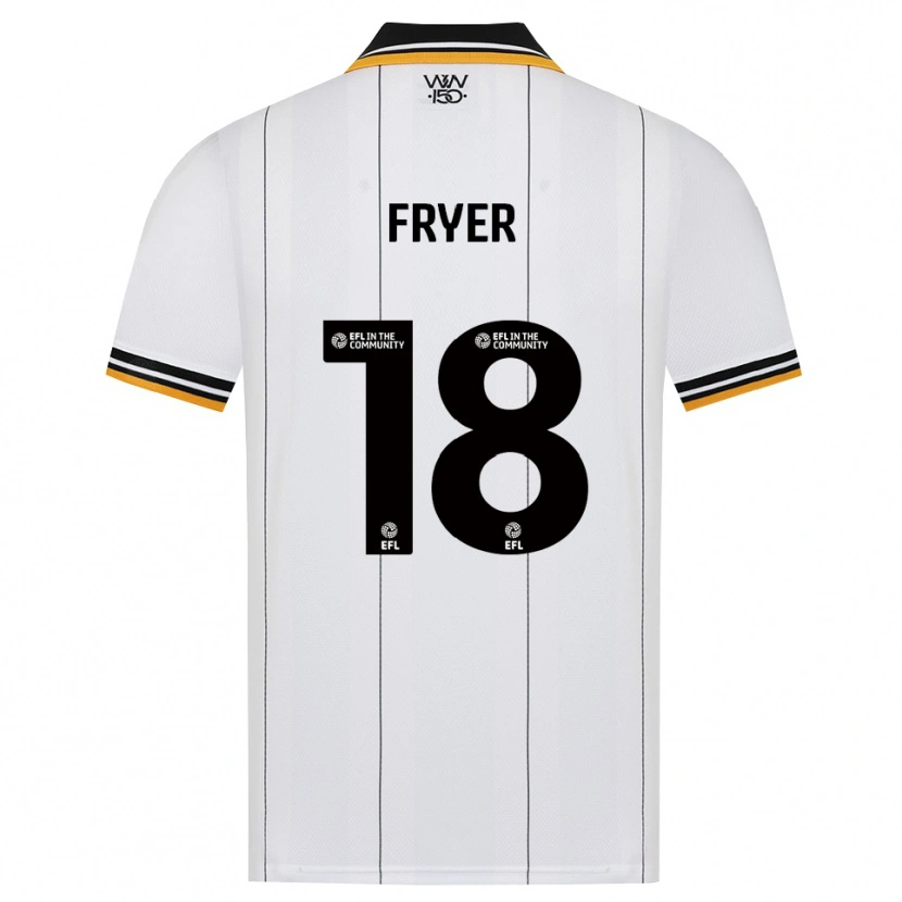 Danxen Mænd Hannah Fryer #18 Orange Hvid Sort Udebane Spillertrøjer 2026/27 Trøje T-Shirt