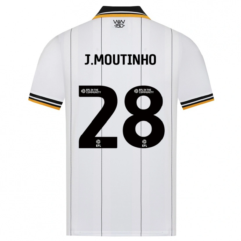 Danxen Mænd Joao Moutinho #28 Orange Hvid Sort Udebane Spillertrøjer 2026/27 Trøje T-Shirt