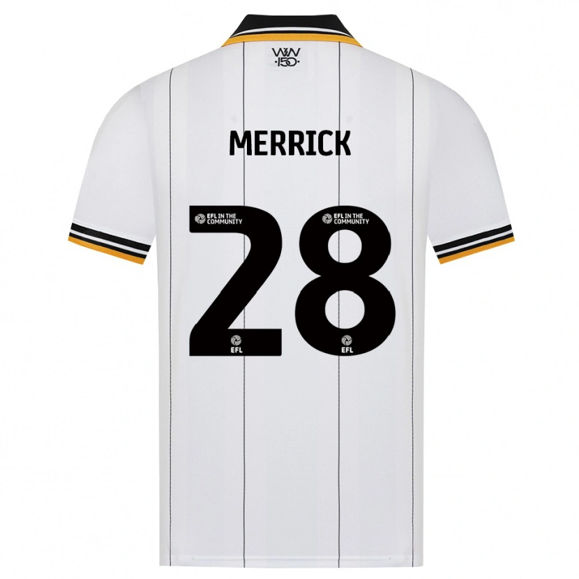 Danxen Mænd Beth Merrick #28 Orange Hvid Sort Udebane Spillertrøjer 2026/27 Trøje T-Shirt