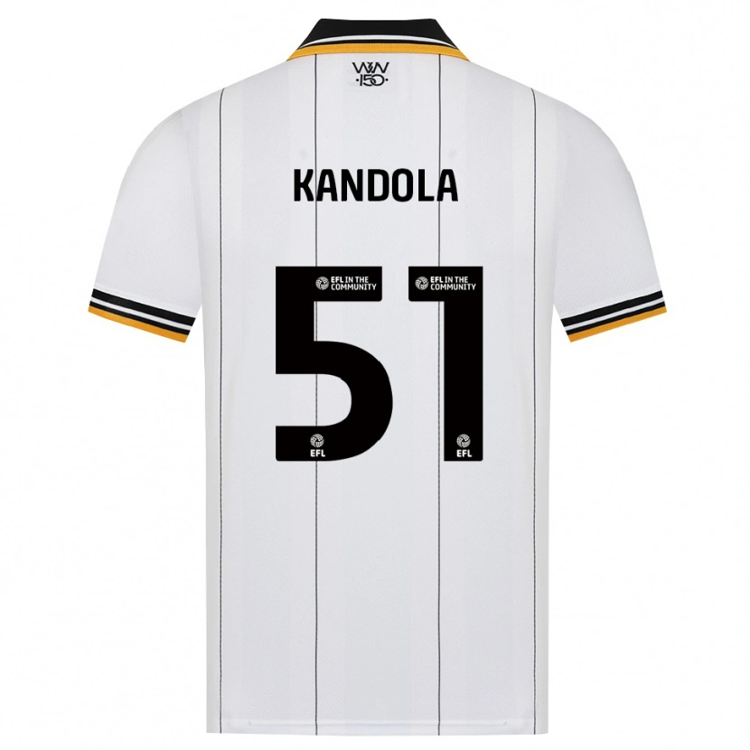 Danxen Mænd Kam Kandola #51 Orange Hvid Sort Udebane Spillertrøjer 2026/27 Trøje T-Shirt
