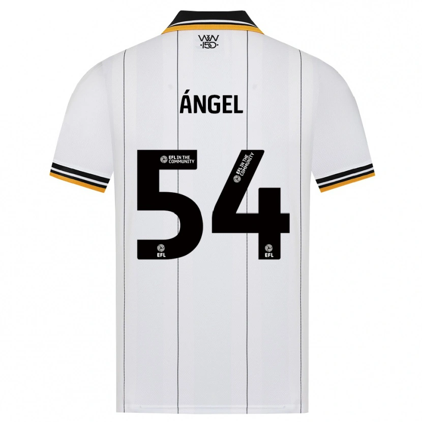 Danxen Mænd Dani Ángel #54 Orange Hvid Sort Udebane Spillertrøjer 2026/27 Trøje T-Shirt