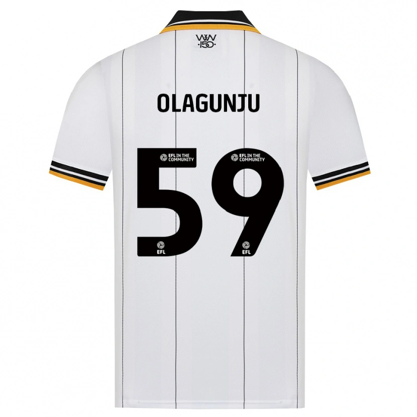 Danxen Mænd Saheed Olagunju #59 Orange Hvid Sort Udebane Spillertrøjer 2026/27 Trøje T-Shirt