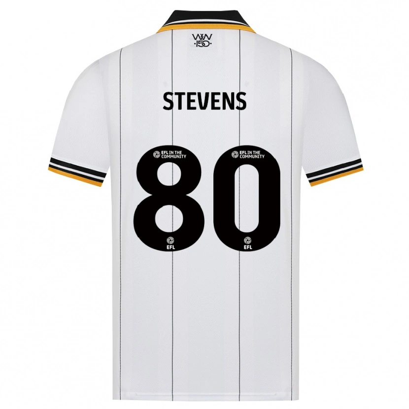 Danxen Mænd Mason Stevens #80 Orange Hvid Sort Udebane Spillertrøjer 2026/27 Trøje T-Shirt
