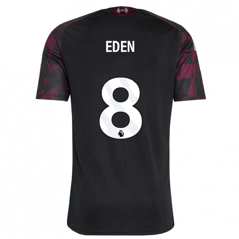 Danxen Mænd Luca Eden #8 Sort Hvid Lilla Tredje Sæt Spillertrøjer 2026/27 Trøje T-Shirt