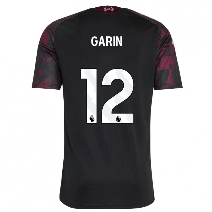 Danxen Mænd Isaiah Garin #12 Sort Hvid Lilla Tredje Sæt Spillertrøjer 2026/27 Trøje T-Shirt