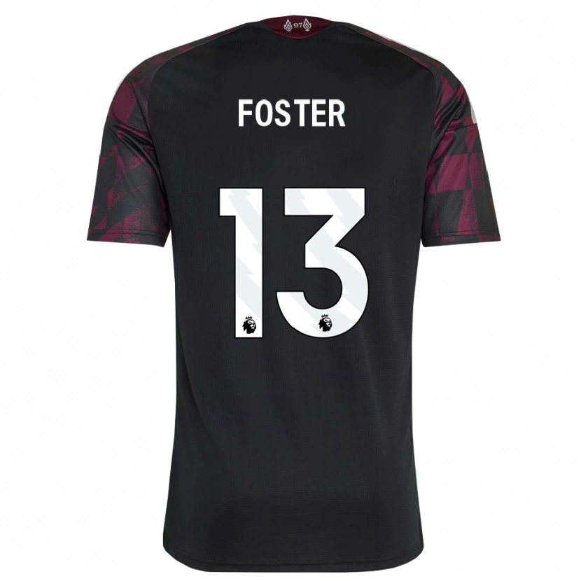 Danxen Mænd Rylee Foster #13 Sort Hvid Lilla Tredje Sæt Spillertrøjer 2026/27 Trøje T-Shirt
