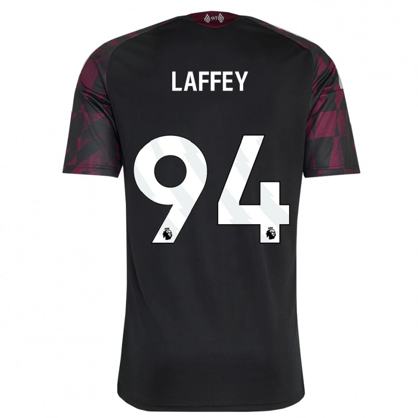 Danxen Mænd Michael Laffey #94 Sort Hvid Lilla Tredje Sæt Spillertrøjer 2026/27 Trøje T-Shirt
