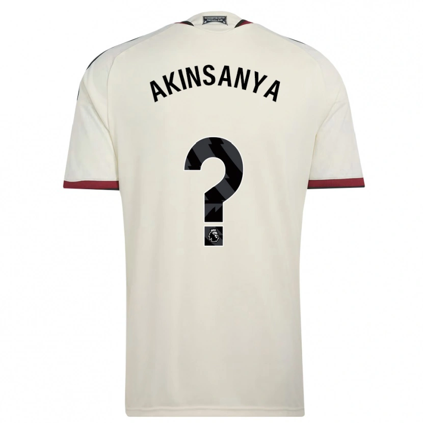 Danxen Mænd Joseph Akinsanya #0 Beige Sort Rød Tredje Sæt Spillertrøjer 2026/27 Trøje T-Shirt